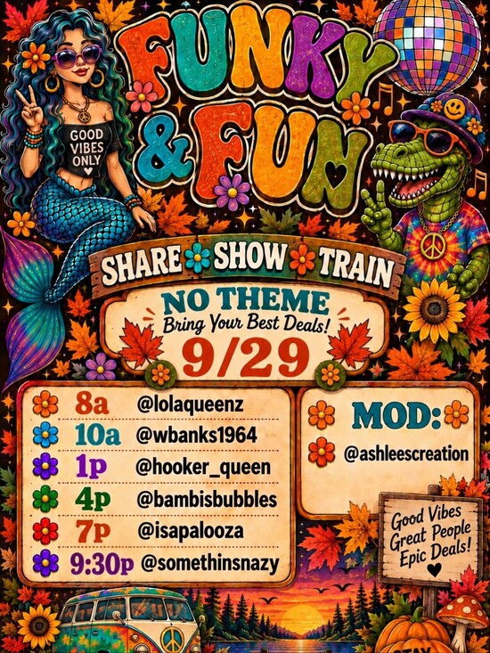 Funky & Fun Other - Funky & Fun Share Show Train 8am- Late